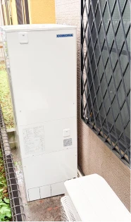 神奈川県横浜市のエコキュート設置写真